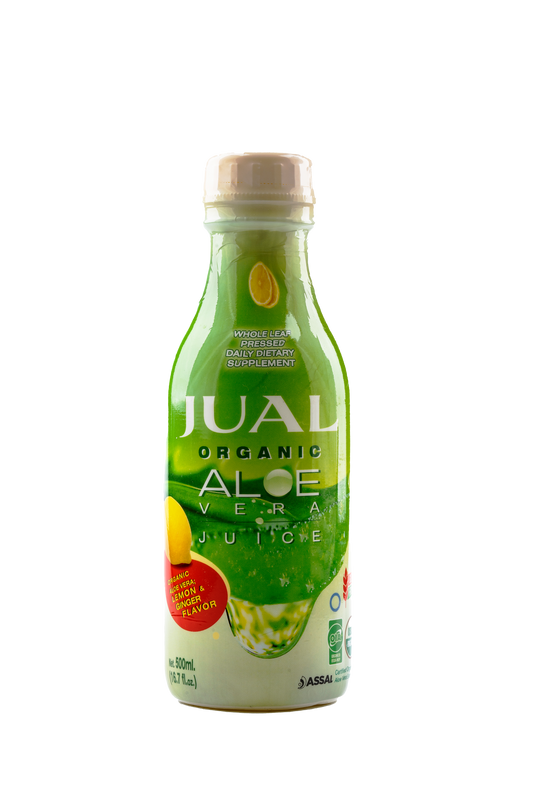 Organic Aloe Vera Juice - Lemon & Ginger Flavor