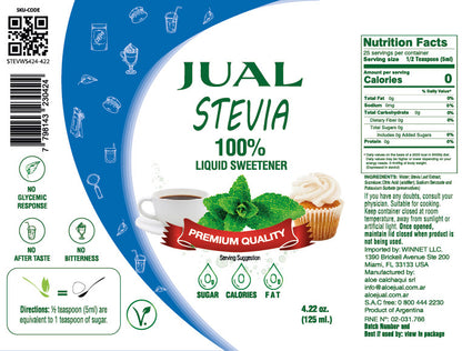 Liquid Stevia Sweetener - With Sucralose