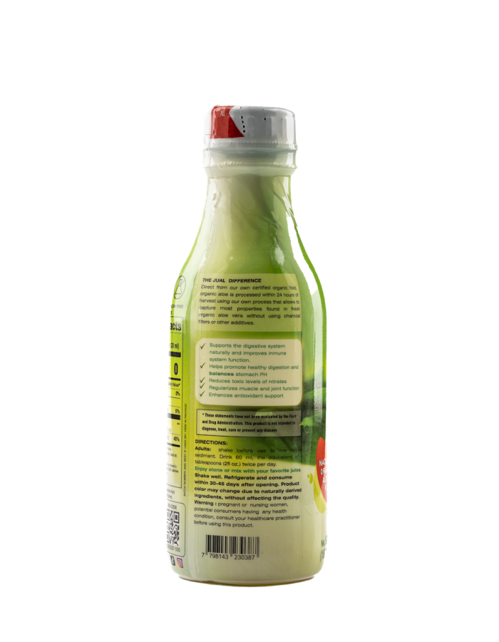 Organic Aloe Vera Juice - Natural Flavor